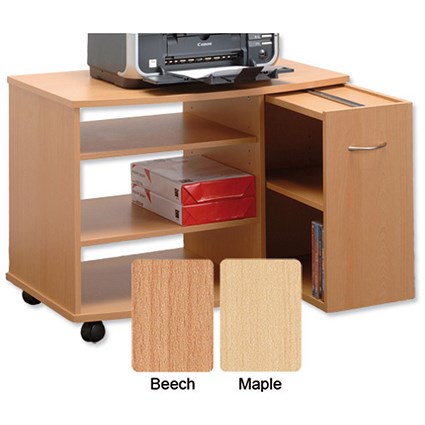 Influx Basic Printer Stand W820xD485xH620mm Maple