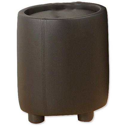 Trexus Plus Tub Reception Small Table - Diameter 330mm x H380mm - Black