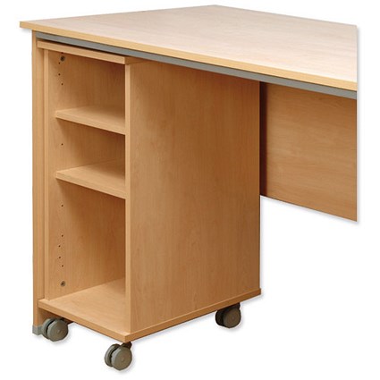 Tercel Post Room Shelf Unit Mobile W365xD475xH795mm Beech