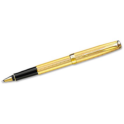 Parker Sonnet Gold Lustre Rollerball Pen Twist Action