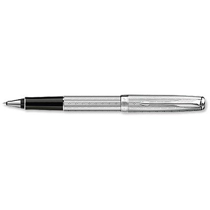 Parker Sonnet Silver Lustre Rollerball Pen Twist Action