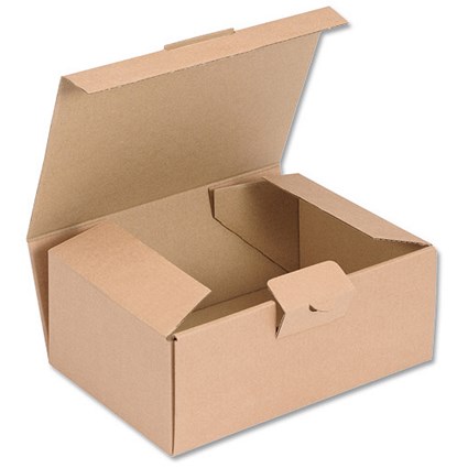 Easi Mailer Kraft Mailing Box / 190x131x76mm / Brown / Pack of 20