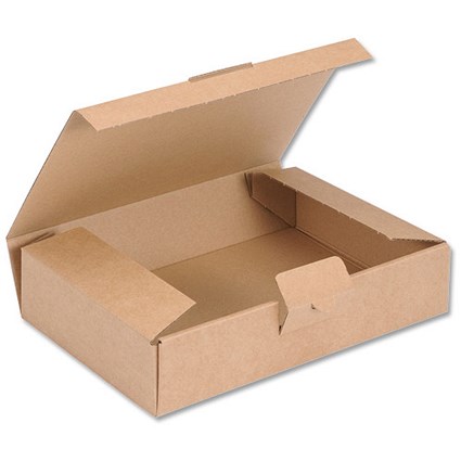 Easi Mailer Kraft Mailing Box / 220x155x50mm / Brown / Pack of 20