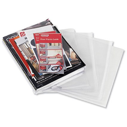 Leitz Premium Expanding Folder PVC Anti-glare Finish for 200 Sheets A4 [Pack 5]