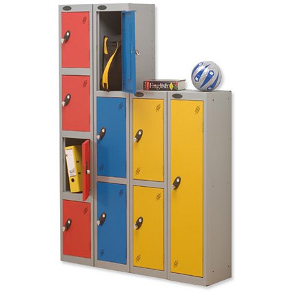 Trexus 3 Door Locker Hasp and Staple Lock ACTIVECOAT W305xD305xH1780mm Silver Blue