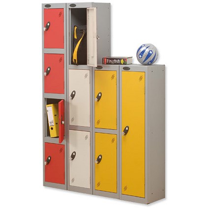 Trexus 3 Door Locker Hasp and Staple Lock ACTIVECOAT W305xD305xH1780mm Silver White