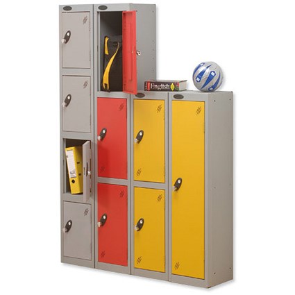 Trexus 4 Door Locker Hasp & Staple Lock Extra Depth ACTIVECOAT W305xD460xH1780mm Silver