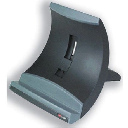 3M Ergonomic Notebook Riser Non-skid 75mm Adjustability Cable-management Feature