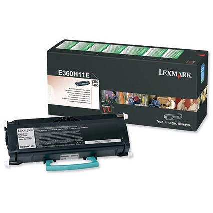Lexmark E360H11E Black Laser Toner Cartridge