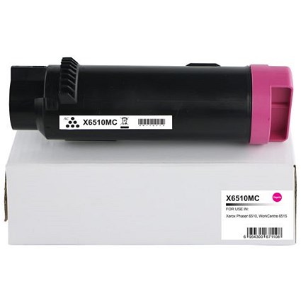 Compatible Xerox Phaser 6510 Hi Cap Magenta Toner 106R03478 2,400 Pages