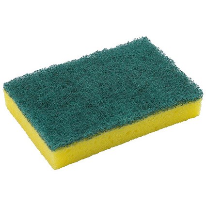 Washing Up Pad Scourer & Sponge - Pack of 10