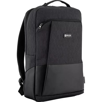 Entity Prizm 15.6 Inch Laptop Black Backpack Case