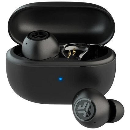 JLab Audio Go Pop ANC True Wireless Stereo Black Earbuds with Charging Case