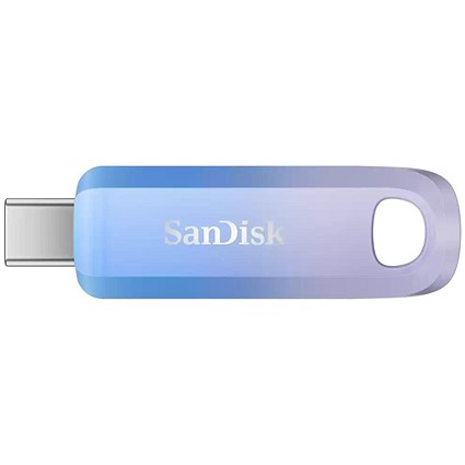SanDisk Creator 512GB USB-C Capless Blue Lilac Flash Drive