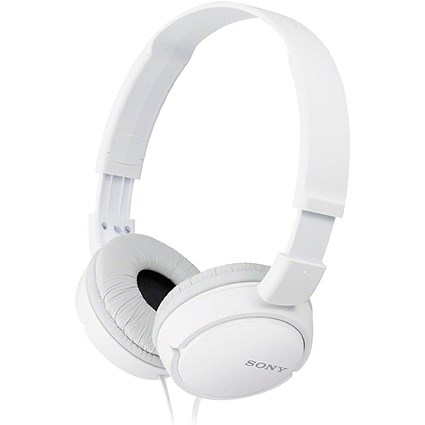 Sony MDR-ZX110 Wired 3.5mm Connector White Headphones