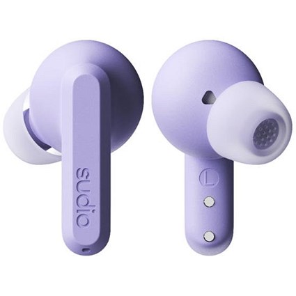 Sudio A3 Pro True Wireless Purple Earbuds with Charging Case
