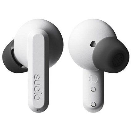 Sudio A3 Pro True Wireless White Earbuds with Charging Case