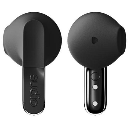 Sudio N3 True Wireless Onyx Black Earbuds with Charging Case