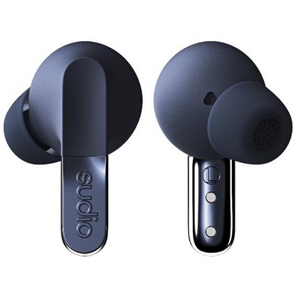 Sudio N3 Pro True Wireless Navy Blue Earbuds with Charging Case