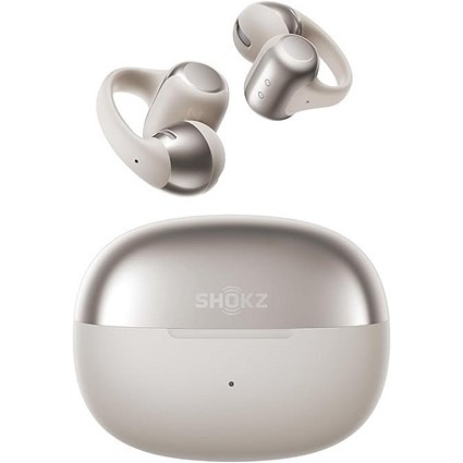 Shokz OpenDots 1 Wireless Bluetooth White Earbuds