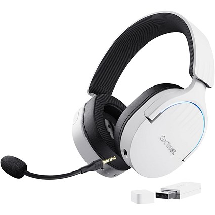 Trust GXT 491W Fayzo Wireless White Gaming Headset
