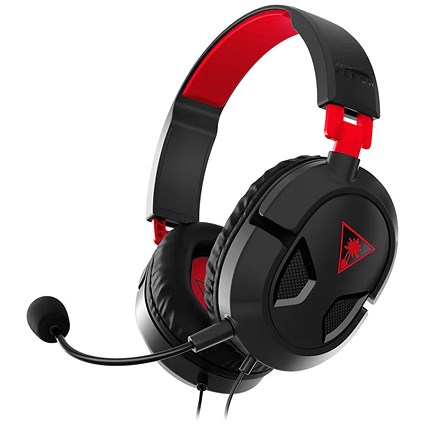 Turtle Beach Recon 50 Wired Gaming Headset, Black and Red Turtle Beach Recon 50 Wired Gaming Headset, Black and Red