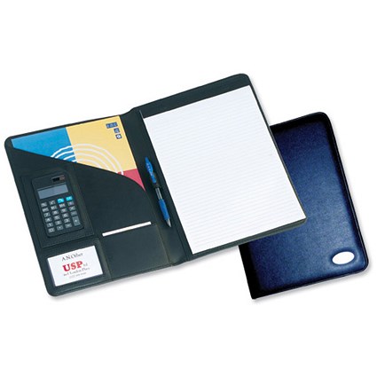 Masters Folio PVC Complete with Calculator and Pad W245xD20xH320mm