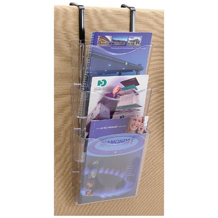 Brochure Files Portrait 3 x A4 Pockets Clear [Pack 3]
