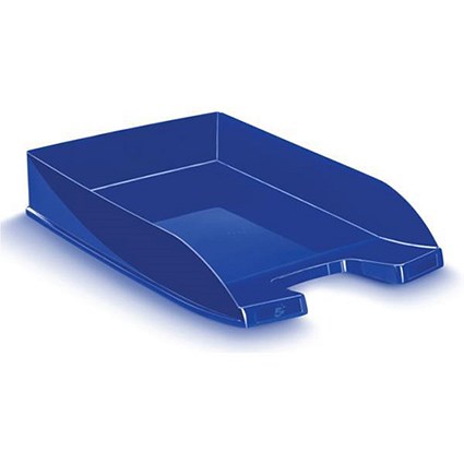 5 Star Self-stacking Letter Tray / W260xD345xH64mm / Blue