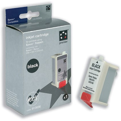 5 Star Compatible Inkjet Cartridge Black [Epson T028401 Equivalent]