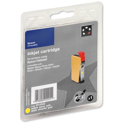 5 Star Compatible Inkjet Cartridge Yellow [Epson T055440 Equivalent]