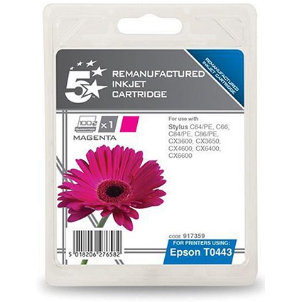5 Star Compatible - Alternative to Epson T0443 Magenta Inkjet Cartridge