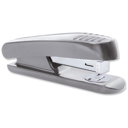 5 Star Stapler Half Strip Plastic Capacity 20 Sheets Silver-Grey