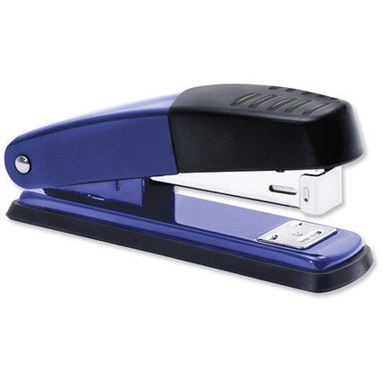 5 Star Half Strip Stapler - Metal / 20 Sheet Capacity / Blue