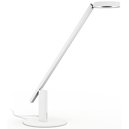 Durable Luctra Lite 3D Gesture Control Bio Effective Desk Lamp, Aluminium, White