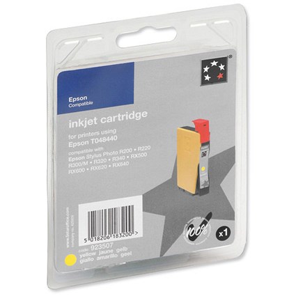 5 Star Compatible Inkjet Cartridge Page Life 400pp Yellow [Epson T048440 Equivalent]