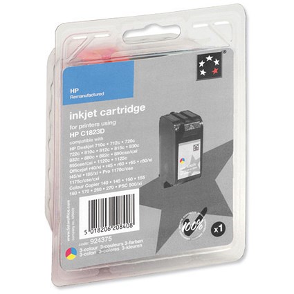 5 Star Compatible Inkjet Cartridge Page Life 490-920pp Colour [HP No. 23D C1823DE Equivalent]