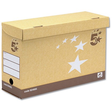 5 Star Transfer Case / Foolscap / Foolscap / Sand / Pack of 10