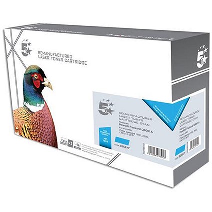 5 Star Compatible - Alternative to HP 124A Cyan Laser Toner Cartridge