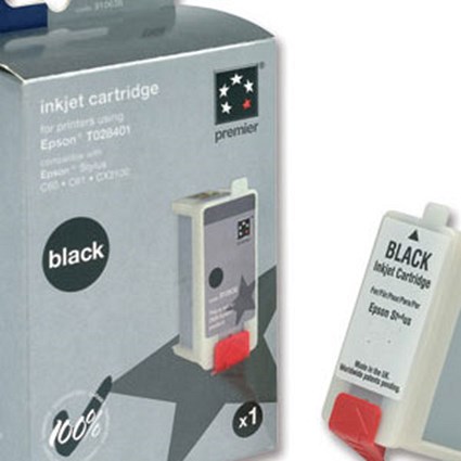 5 Star Compatible Inkjet Cartridge Page Life 540pp Black [for Epson T007402] [Pack 2]