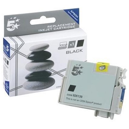 5 Star Compatible - Alternative to Epson T0711 Black Inkjet Cartridge