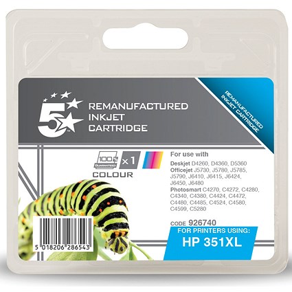5 Star Compatible - Alternative to HP 351XL Colour Ink Cartridge