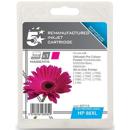 5 Star Compatible - Alternative to HP 88XL Magenta Ink Cartridge