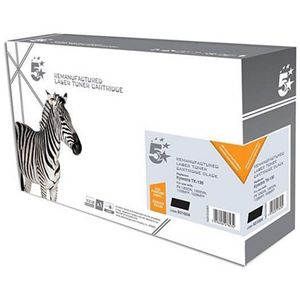 5 Star Compatible - Alternative to Kyocera TK-130 Black Laser Toner Cartridge
