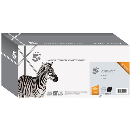 5 Star Compatible - Alternative to Kyocera TK-120 Black Laser Toner Cartridge