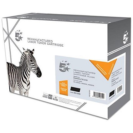5 Star Compatible - Alternative to Kyocera TK-310 Black Laser Toner Cartridge