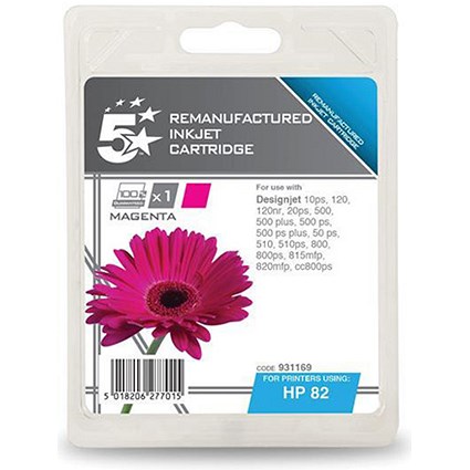 5 Star Compatible - Alternative to HP 82 Magenta Ink Cartridge