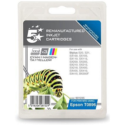 5 Star Compatible - Alternative to Epson T0896 Colour Inkjet Cartridge
