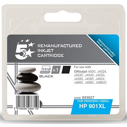 5 Star Compatible - Alternative to HP 901XL Black Ink Cartridge