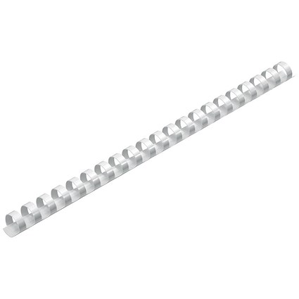 5 Star Binding Combs, 21 Ring, 16mm, White, Pack of 100